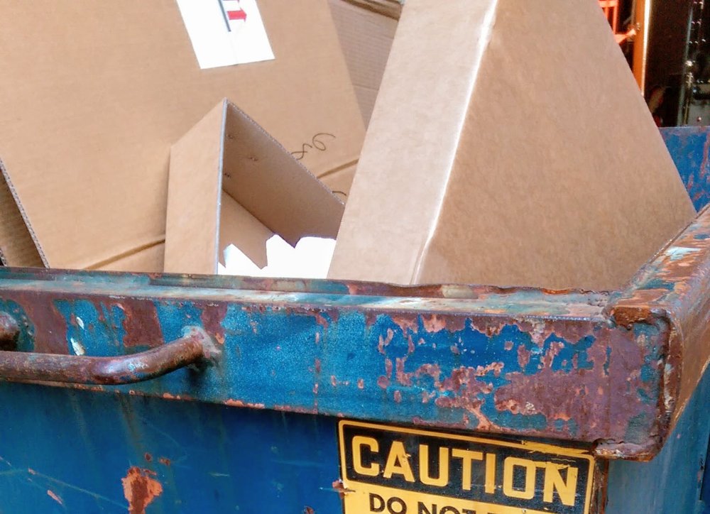 Cartons et emballages à recycler